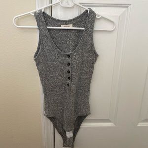 Madewell Gray Bodysuit